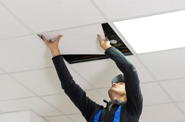 Replace Damaged Ceiling Tiles